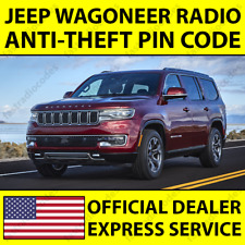 Jeep Wagoneer Car Radio Anti-theft Unlocking Pin Code Fast Reliable Service