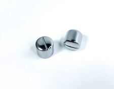 Pair Chrome Door Handle Sleeve Nuts For 1928-31 Ford Model A