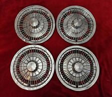 Chevy 15 Spoke Hubcaps Impala Wire Wheel Covers 1970 1971 1972 1973 1974 1975