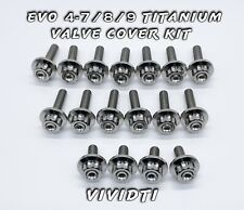 Vividti - Fits Mitsubishi Evo 4-789 Titanium Valve Cover Kit