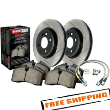 Stoptech 977.47000f Sport Slotted 1-piece Front Brake Kit