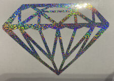 Diamond Decal Car Window Vinyl Jewel Love Sparkle Glitter Neo Chrome Holographic