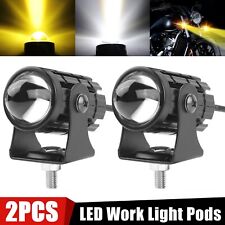 2x Led Work Light Bar Spot Pods Off Road Driving Auxiliary Fog Lamp Yellow White