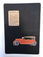 Lot Of 8 Antique Automobile Advertising - Marmon 34 Art Deco