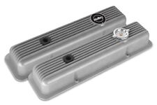 Holley 241-134 Muscle Series Valve Covers For Small Block Chevy Engines-natur...