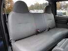 Solid Gray Mesh Fabric Bench Seat Cover Fits Ford F150 Trucks 92-04