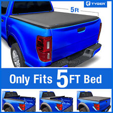 Fit 2019-2024 Ford Ranger 5 Bed Soft Tri-fold Tonneau Cover Tyger T3