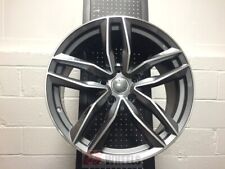 20 Rs6 Gunmetal Titanium Wheels Rims Fits Audi Vw Tiguan Q5 5x112 5 Lug