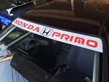 Jdm Honda Primo Windshield Bannervisor White
