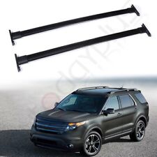 Aluminum Blk Roof Rack Cross Bars Luggage Cargo 2x Fits For 2013 Ford Explorer