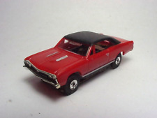 67 Chevelle Red Wvinyl Top Ho Slot Car Body. New. Never Mounted