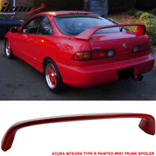 Fits 94-01 Acura Integra Type R 2dr Hatchback Trunk Spoiler Painted R81 Red