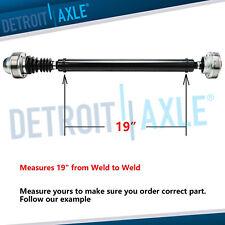 19 Weld To Weld 4x4 3.7l Front Prop Driveshaft For 2002-2007 Jeep Liberty