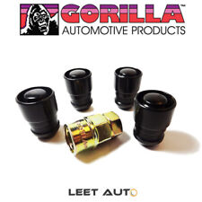 Gorilla Guard Wheel Locks 12mm X 1.50 Bulge Acorn Black 12x1.5 61631bc