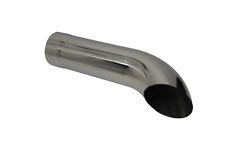 Exhaust Tip 2.00 Inch Dia 8.00 In Long 1.75 Inlet Turn Down Chrome Wesdon Exhaus
