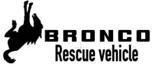 Funny Jeep Decals Bronco Rescue Vehicle