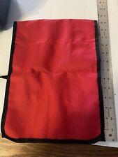 Snap-on Tools Usa Red Roll-up 5-pocket Storage Pouch Pakkb092 Nos