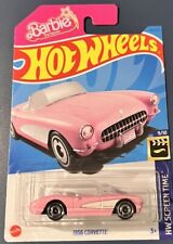 2023 Hot Wheels 183 Hw Screen Time 1956 Corvette Barbie The Movie Vhtf