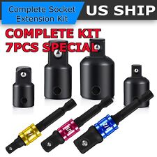 7-pack 38 To 14 12 Inch Drive Ratchet Socket Adapter Reducer Air Impact Set