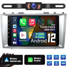 For Toyota Camry 2006-2011 Apple Carplay Car Radio Stereo Gps Navi Bt Android 12