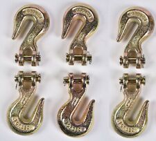 10x Clevis Grab Hooks G70 38 Tow Chain F Flatbed Trailer Tie Down Hauling Rig