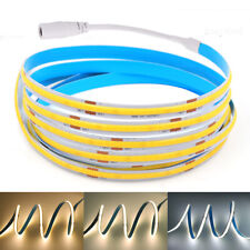 Cob Led Strip Light Flexible Tape Lights Home Diy Lighting 3000k4000k600k 12v