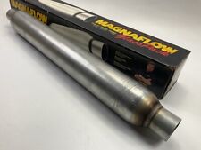 Magnaflow 18144 Large Stainless Steel Glasspack Muffler 2 Inlet 2 Out 30 L