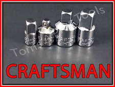 Craftsman Hand Tools 4pc 14 38 12 Ratchet Wrench Socket Adapter Set
