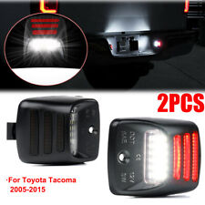 2pcs Led License Plate Light Red Oled Tube For Toyota Tacoma Tundra 2005-2015