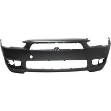 Front Bumper Cover For 2008-2015 Mitsubishi Lancer With Air Dam Holes Primed