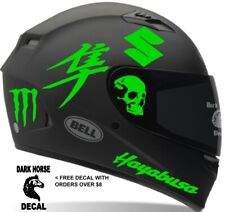 Hayabusa Helmet Decal Kit. Custom Motorcycle Helmet Decal Kit.
