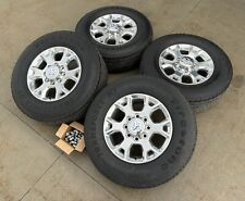 18 Polished Ram Laramie 2500 3500 Oem Wheels Tires Rims Limited Dodge Lugs