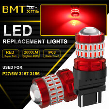 2x Red 3157 3057 4157 Led Stop Brake Light 800k Bulb For Ford E-150 E-250 E-450