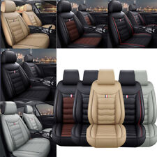 For Ford Full Set Car 5 Seat Covers Deluxe Pu Leather Front Rear Protector Pad