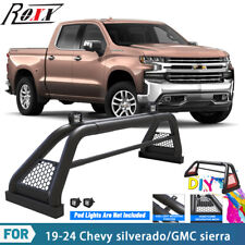For 2019-2024 Chevy Silverado Gmc Sierra Roll Sport Bar Chase Rack Bed Bar
