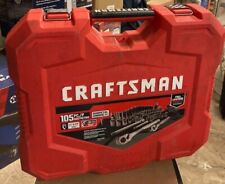 New Craftsman 105 Piece Saemetric Gunmetal Chrome Mechanics Tool Set Cmmt45304
