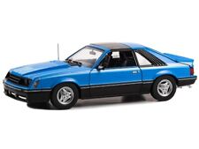 1981 Ford Mustang Cobra T-top Blue 118 Diecast Model Car By Greenlight 13679