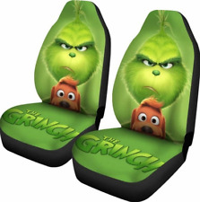 Grinch Cartoon Movie Character Car Seat Covers