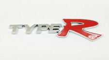 Chrome Emblem Badge Fit For Honda Vtec Typer Type-r Front Rear Trunk