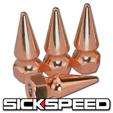 4pc Sickspeed Spiked Bolt For Engine Bay Dress Up Kit M6x1 Rose Gold P5