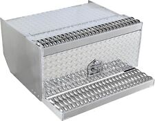 Aluminum Diamond Plate Step Tool Box Battery Box 30 For Peterbilt 378 379 389