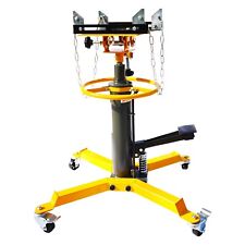 Pro-grade 1600lbs Yellow Hydraulic Floor Jack With 360 Swivel Wheels And Brakes
