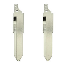 2 X New Replacement Uncut Flip Key Blank Blade For Mazda Flip Key Remote