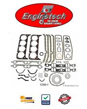 Full Engine Gasket Set For Early 2 Piece Rear Seal Chevrolet Sbc 283 327 350 5.7