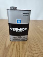 Vintage Gm Goodwrench Tar And Road Oil Remover Can Auto Car Cleaner Advertising