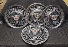 Oem 1963-1965 Ford Falcon Futura Sprint Ranchero Wire Spinner Hubcap Set Of 4