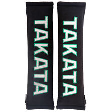 Jdm Takata Black Seat Belt Harness Comfort Pad Set Made In Uk