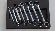 Snap On Metric 8 Piece Double Offset Box End Wrench Set 6mm-20mm. Setpak431020