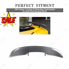 New Dry Carbon 7-d Style Gt Wing Rear Trunk Spoiler For 2020-2023 Maserati Mc20
