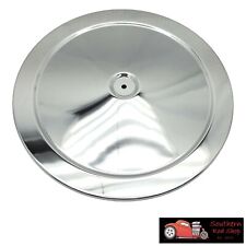 14 Chrome Air Cleaner Lid Top Smooth Muscle Car Style Chevy Ford Mopar 350 302